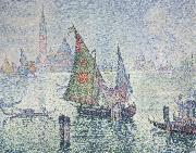 green sail Paul Signac